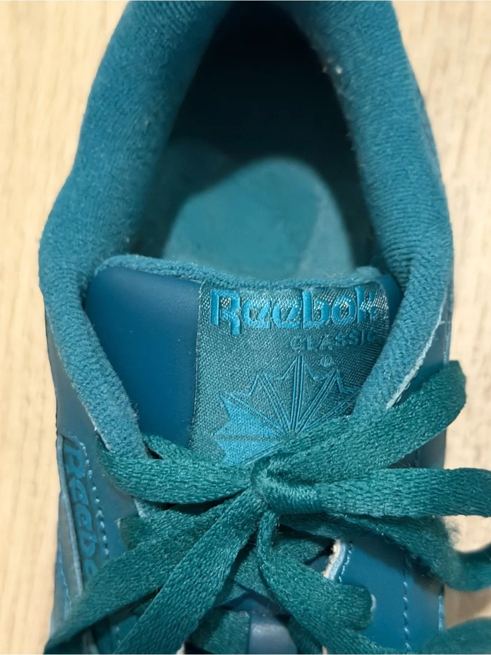 Reebok greenish / Tealish Women's Athletic Sneakers